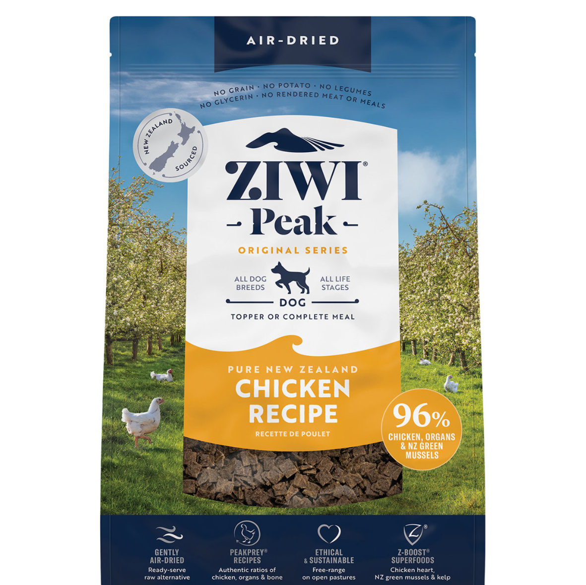 ZIWI® Peak Air-Dried Free-Range Chicken Recipe for Dogs, 10% OFF