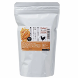 PackunxCOCOA Freeze-Dried free range chicken tender jerky 68g, for dogs.