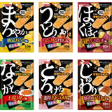 Sunrise Gonta's fillet chicken jerky (chicken x cheese strips, sweet potato x chicken stripe, 6 flavours) for dogs.