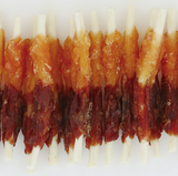 Petio Chicken Double-Wrapped Ultra-Thin Dental Chew, 15pcs for dogs.