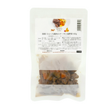 Packun Food Pouch: Japanese Bite-Sized Venison Steak & Vegetables 80g, for Dog & Cat, No Additives.