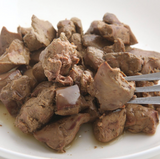 Packun Food Pouch: Japanese Bite-Sized Chicken Liver 60g, for Dog & Cat, No Additives.