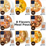 Pochi Food Pouch: 8 Flavors Nutritious Meal Topper with Soup