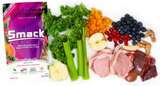 Smack Raw Dehydrated Super Food Purrfect Pork, for cats.